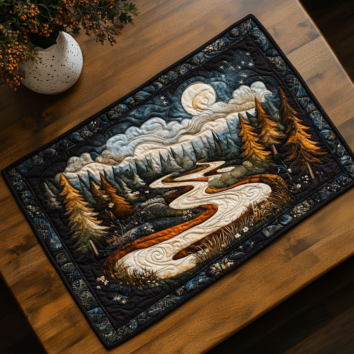 Sunset Symphony Quilted Place Mat