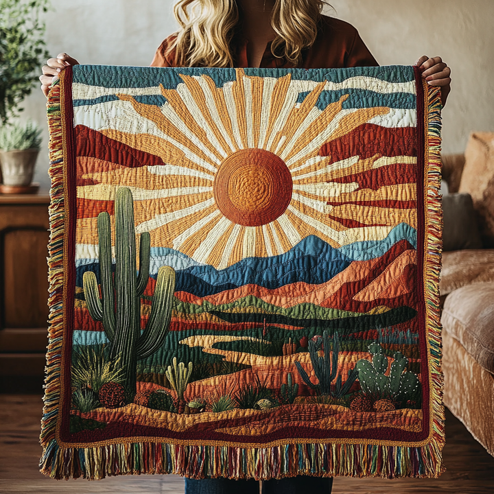 Sunset Trails Woven Sofa Blanket