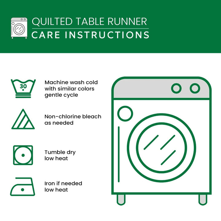 Merry Snowflakes Quilted Table Runner