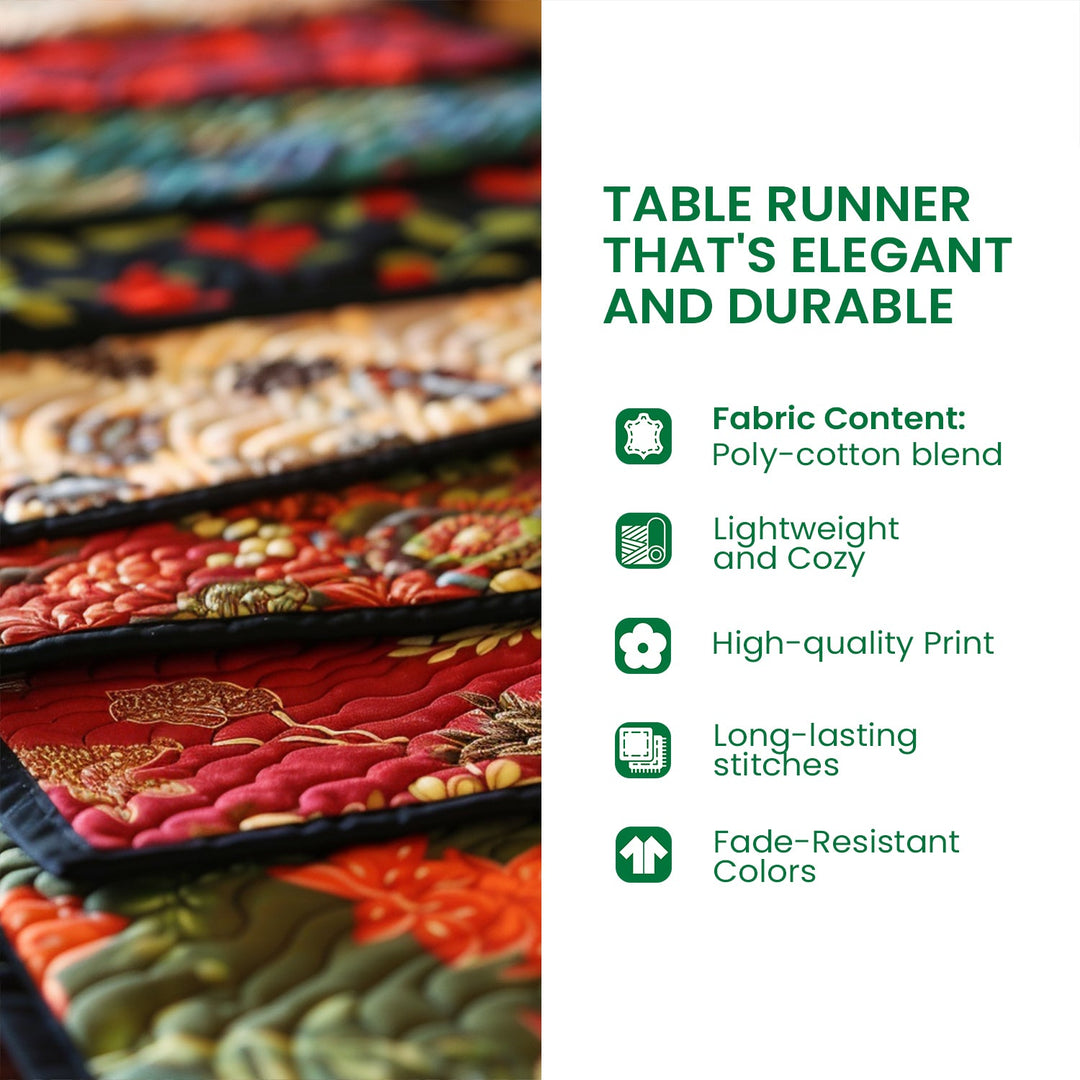 Alpine Joy Quilted Table Runner