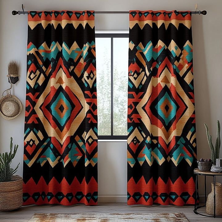 Terra Echo Quilted Curtains