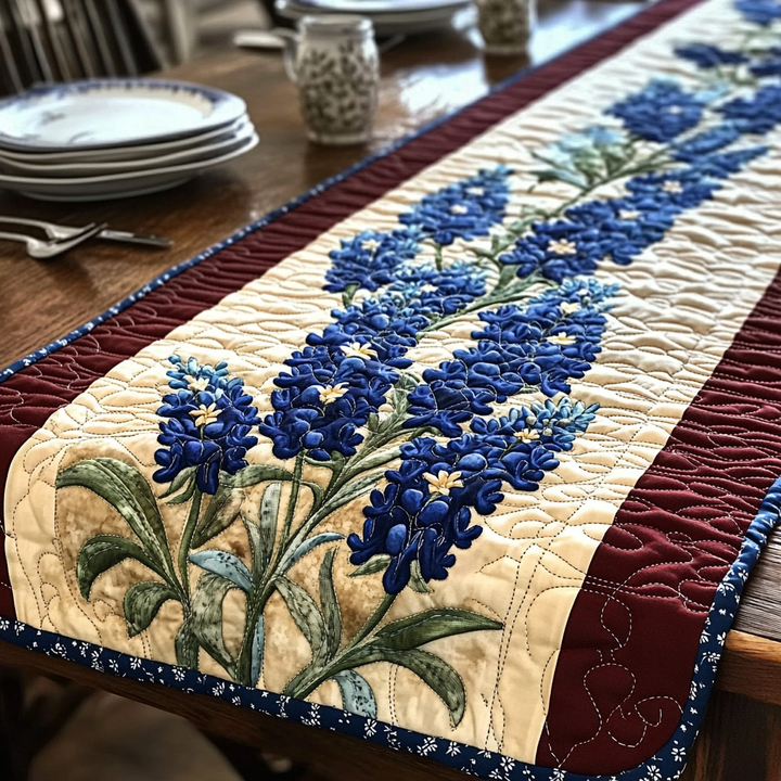Texas Garden Quilted Table Runner