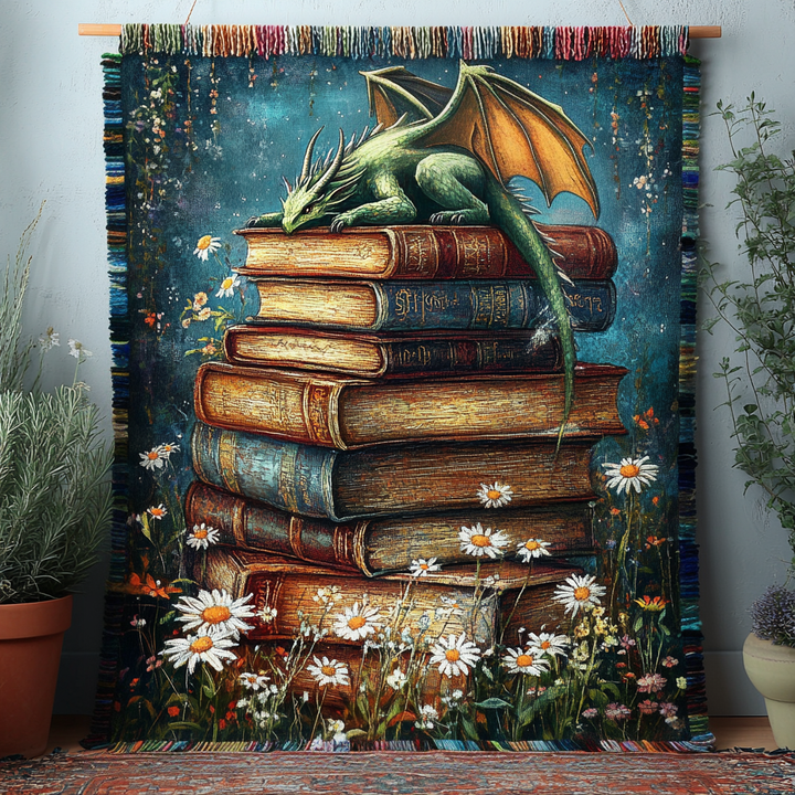 The Book Guardian Woven Sofa Blanket
