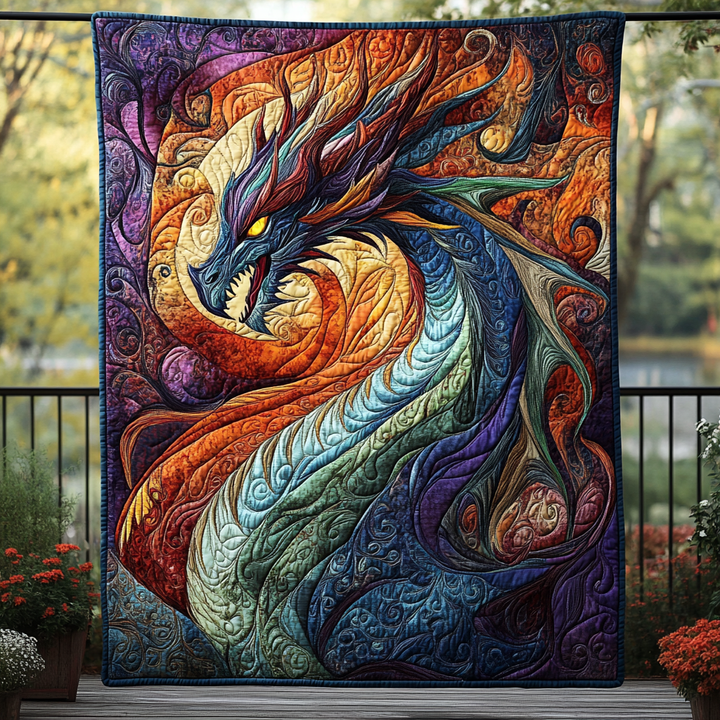 Thunderwing Quilted Blanket