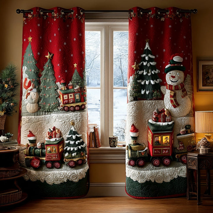 Tinsel Trails Quilted Curtains