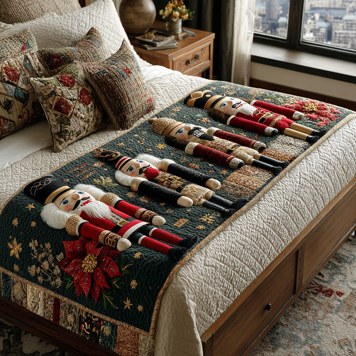 Toy Soldier Quilted Bed Runner