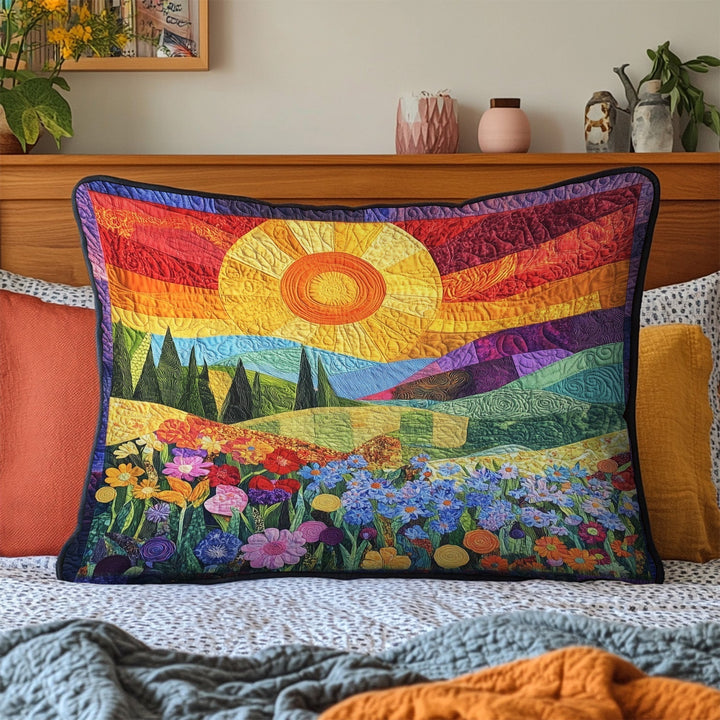 Tranquil Landscape Tapestry Quilted Bedding Pillow Case