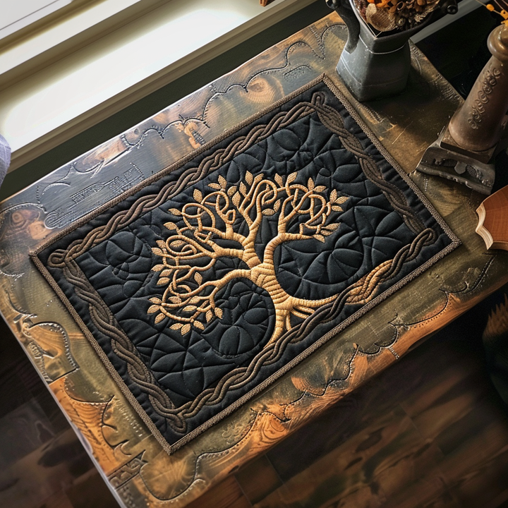 Tree of Life Quilted Place Mat