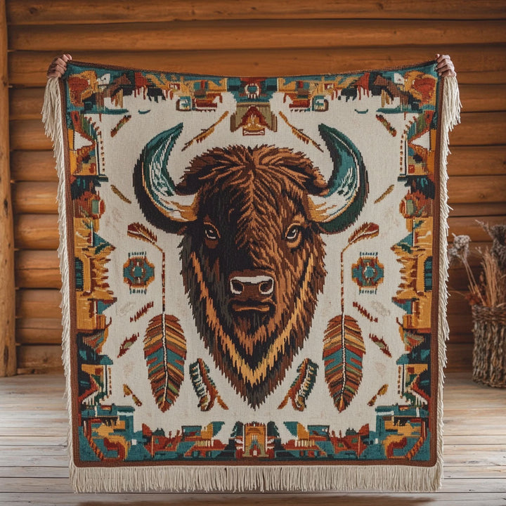 Tribal Tapestry Woven Sofa Blanket