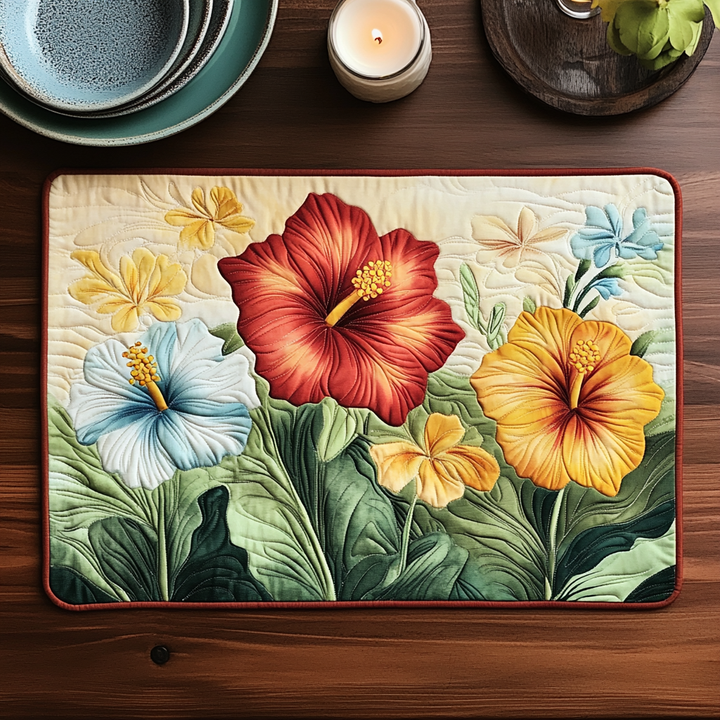 Petal Dance Quilted Placemat
