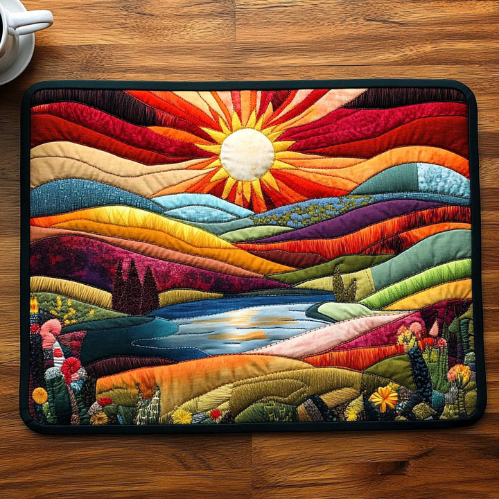 Valley Radiance Quilted Placemat