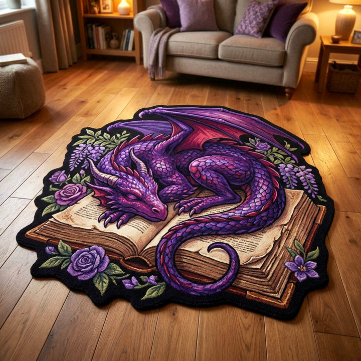 Violet Spell Custom Shape Area Rug