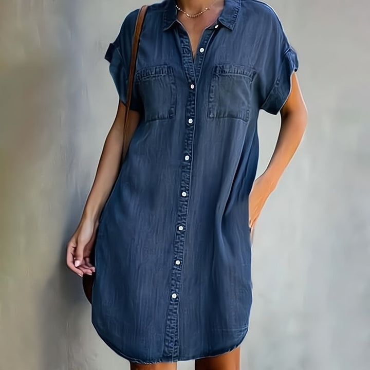 Kornelia - Chemise dress with buttons