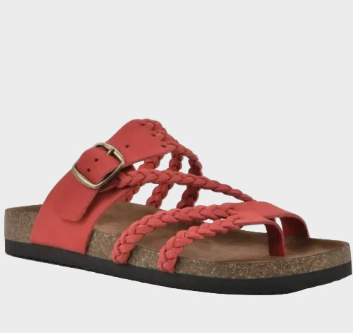 Aurora - Braided Anatomic Cork Sandals