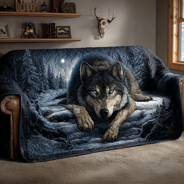 Wild Animal Quilted Sofa Cover
