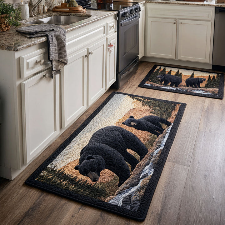 Wild Bear Kitchen Area Rug