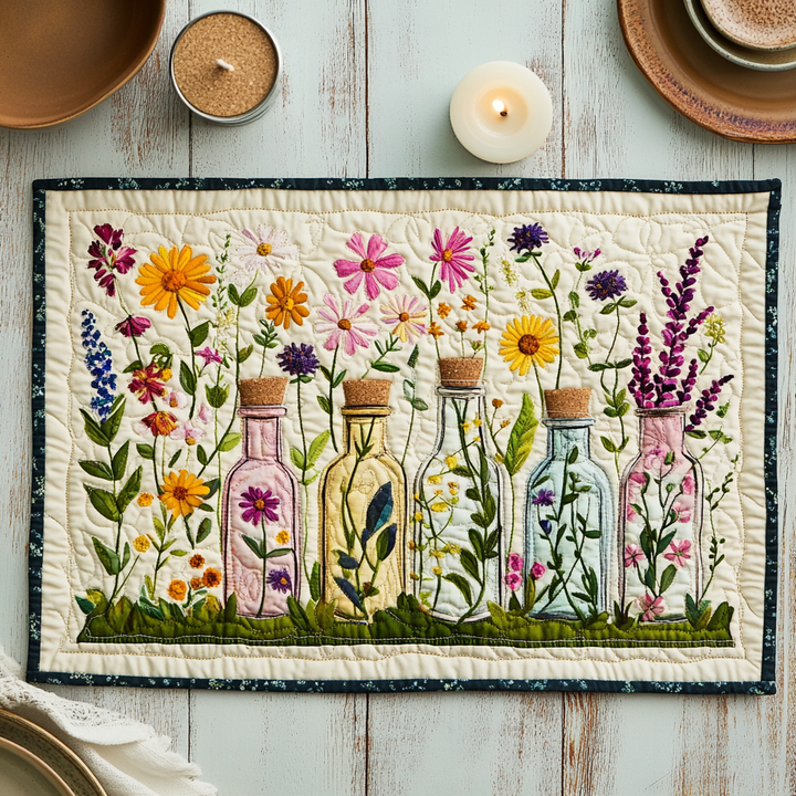 Wild Garden Quilted Place Mat