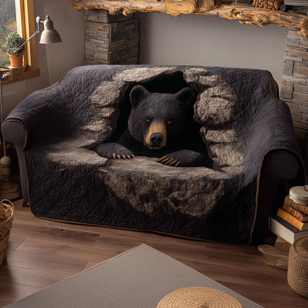 Wild Animal Quilted Sofa Cover
