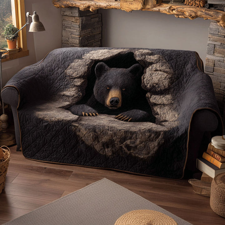Wild Animal Quilted Sofa Cover