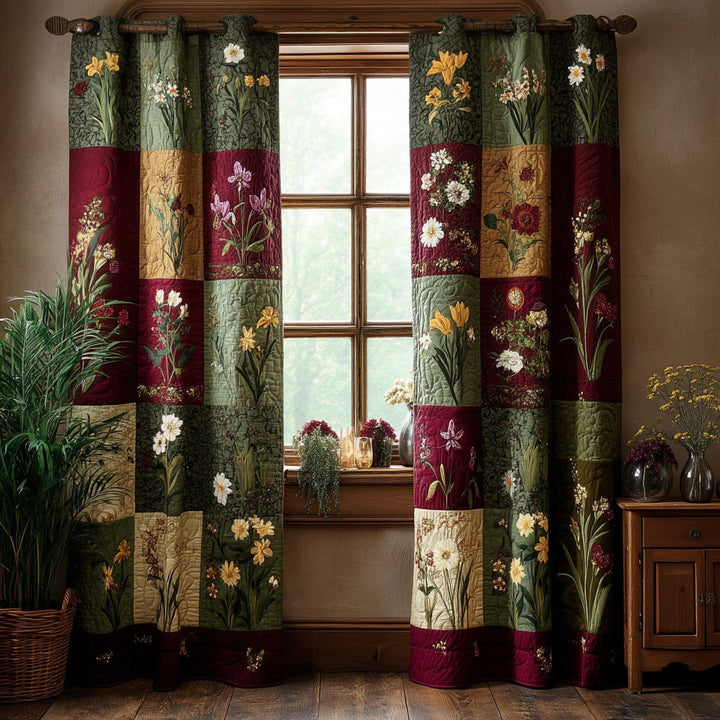 Wildflower Dreams Quilted Curtains