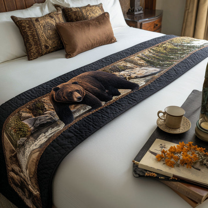 Wildwood Wanderer Quilted Bed Runner