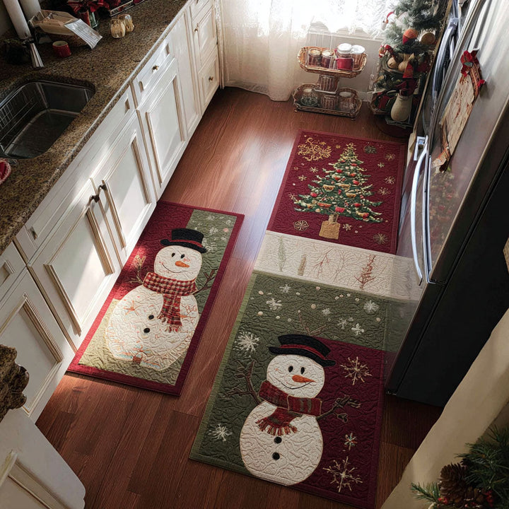 Winter Blessing Kitchen Area Rug