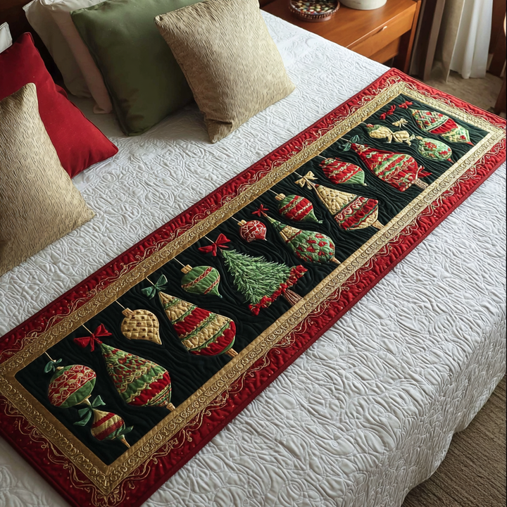Winter Glow Quilted Bed Runner