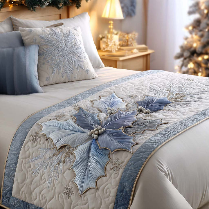 Christmas Quilted Bed Runner