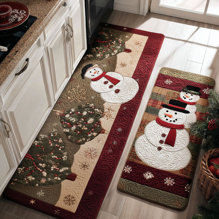 Winter Smile Kitchen Area Rug