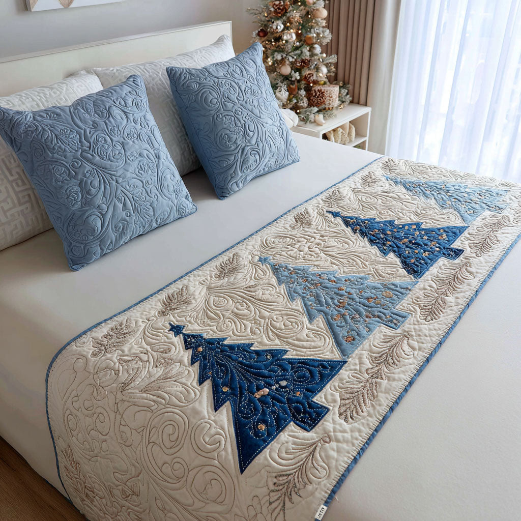 Christmas Quilted Bed Runner
