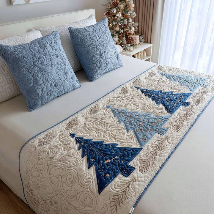 Christmas Quilted Bed Runner