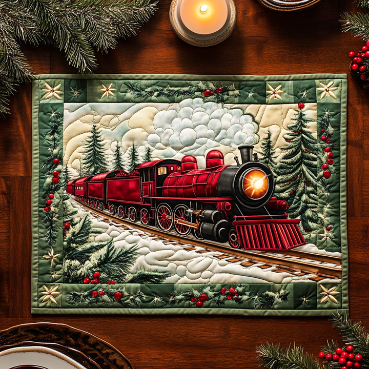 Winter Whistle Quilted Place Mat