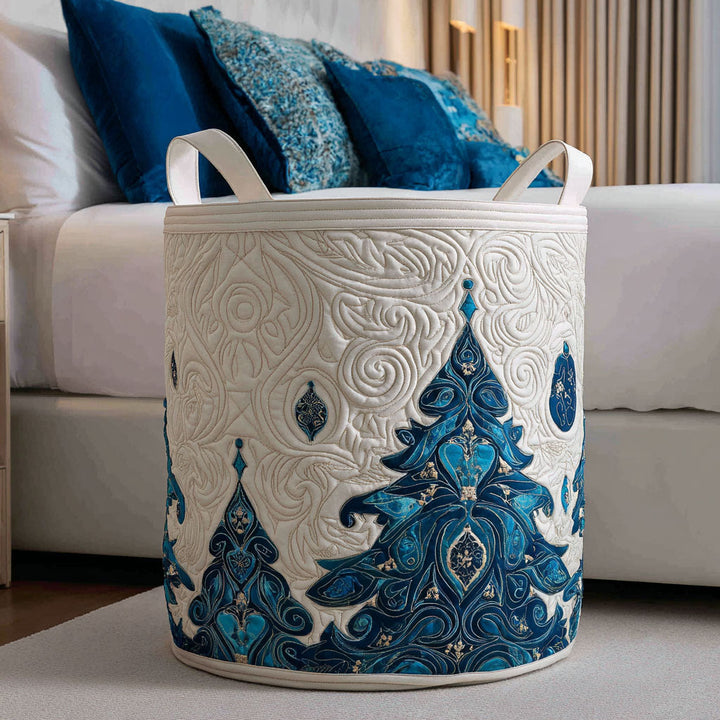 Chrisrtmas Quilted Laundry Basket