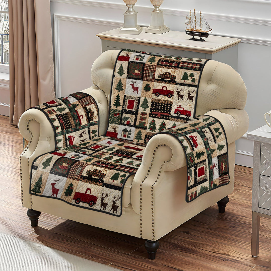 Winter Wonderland Quilted Sofa Cover