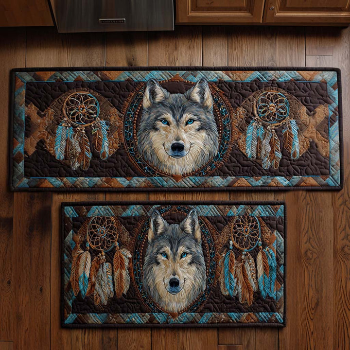 Wolf Dreamcatchers Kitchen Area Rug