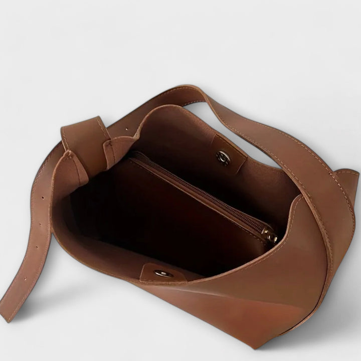 Cecile. – Elegant leather shoulder bag