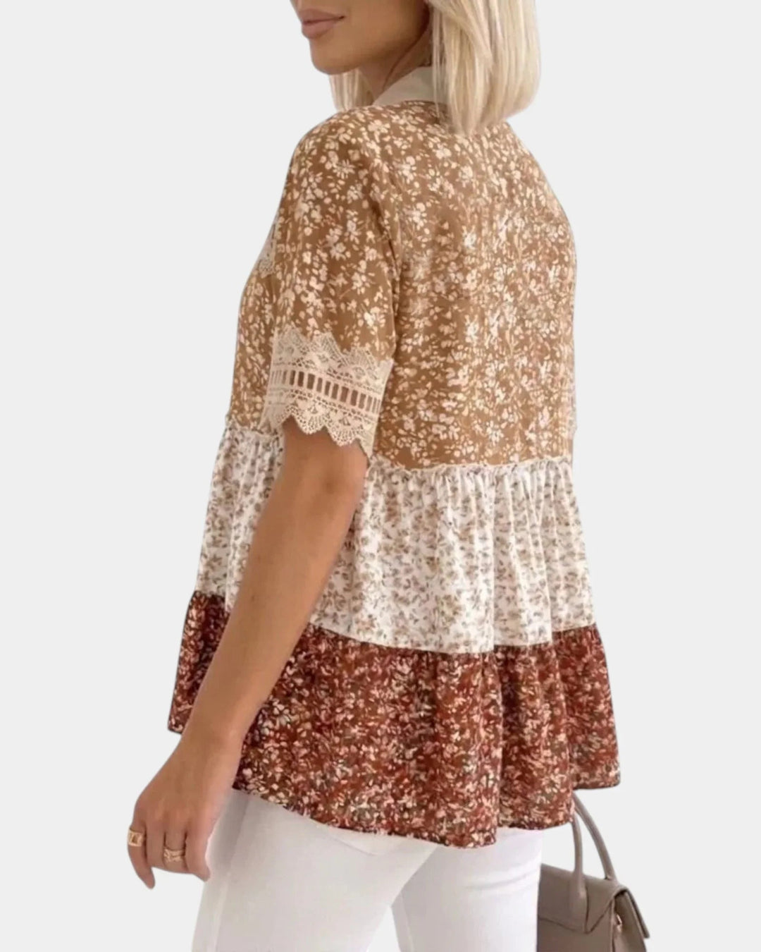 Évania Floral Blouse