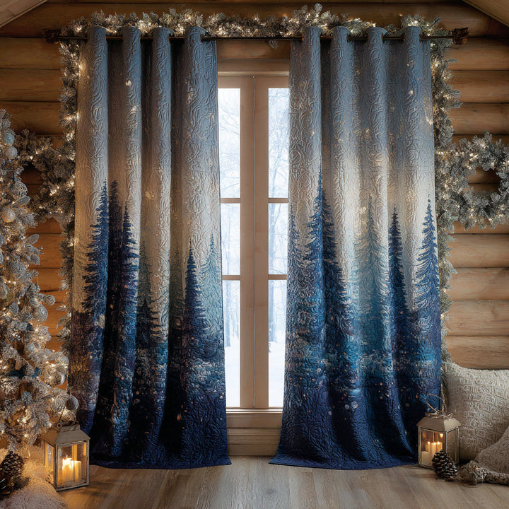 Forest Quilted Curtains NCU0VT331