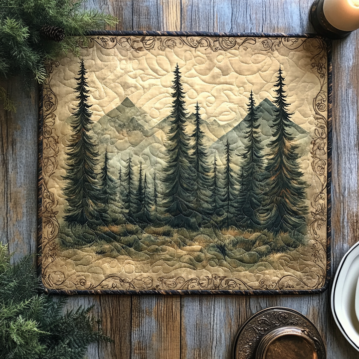Woodland Whisper Quilted Place Mat