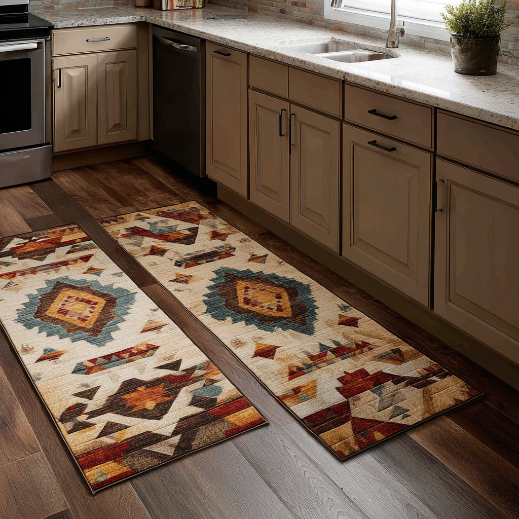 Native Kitchen Area Rug