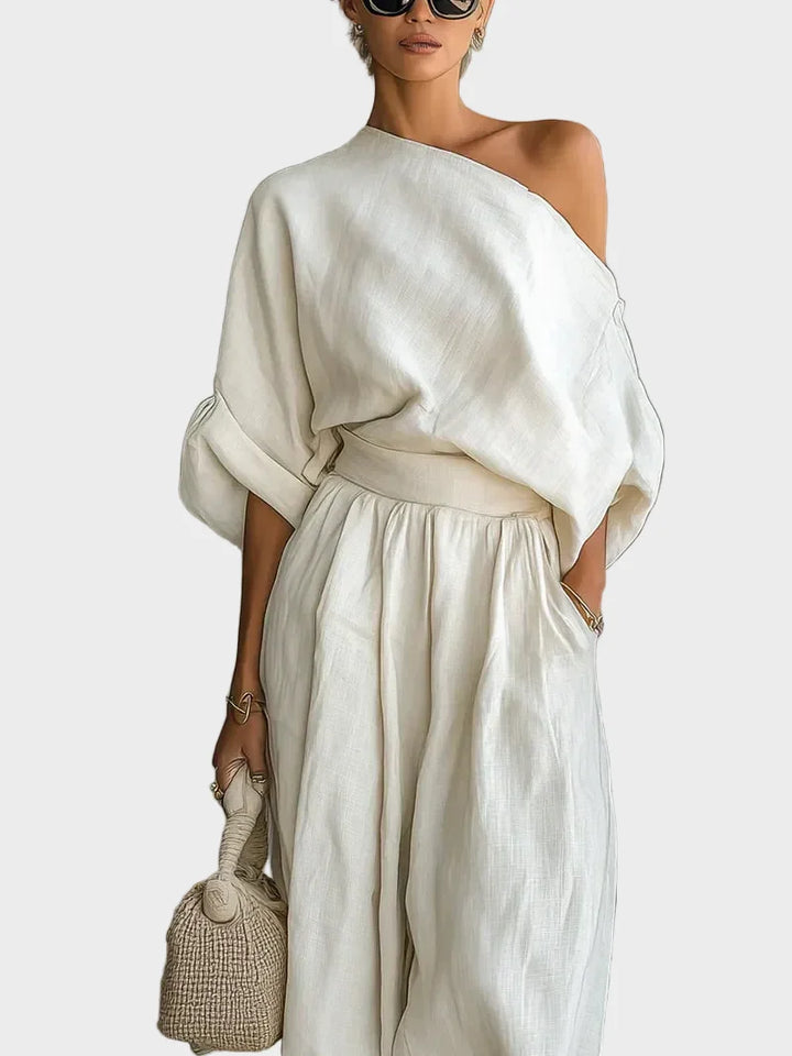 Mila - 2-piece set with bare shoulders