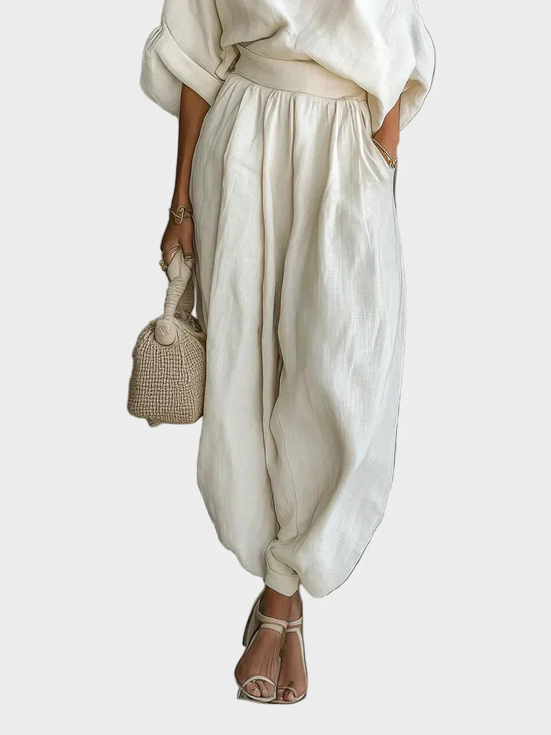 Mila - 2-piece set with bare shoulders