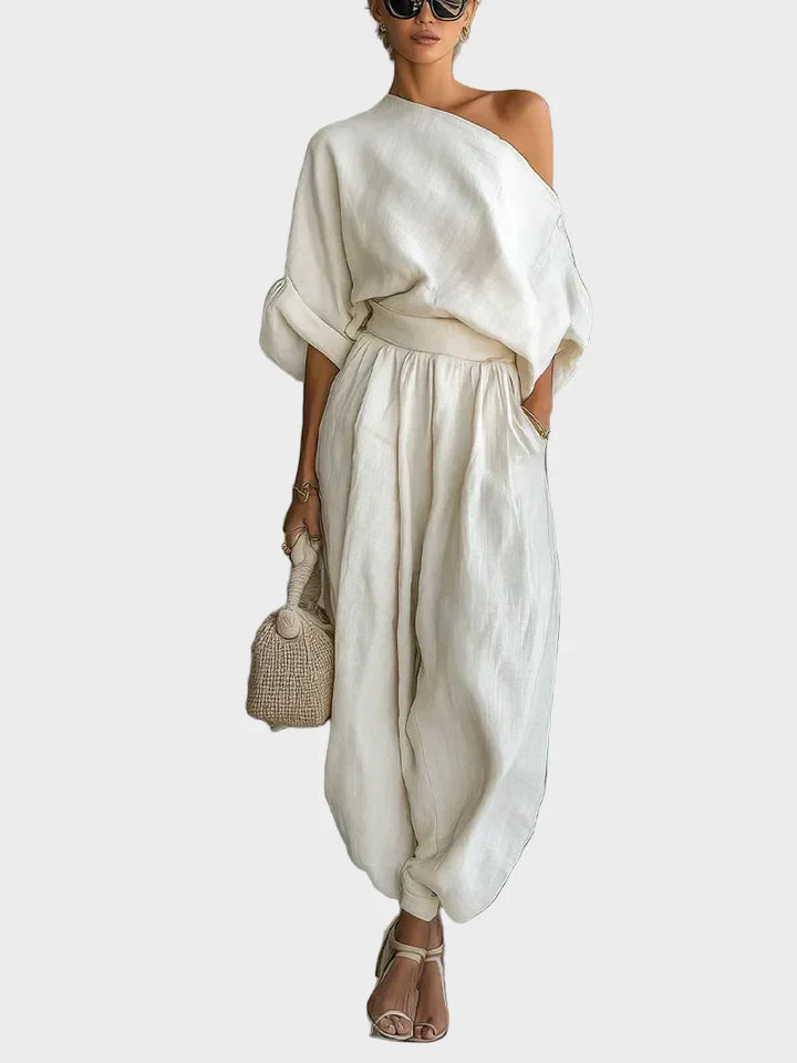 Mila - 2-piece set with bare shoulders