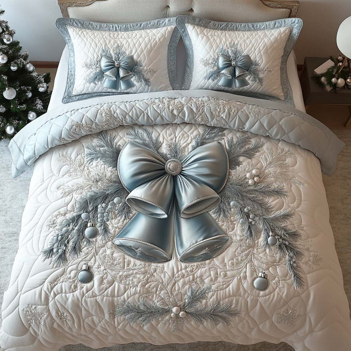 Christmas 3-Piece Quilted Bedding Set