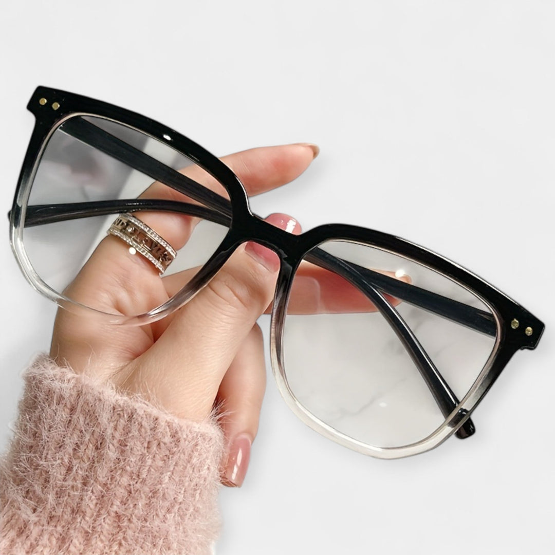 Square glasses with blue light protection