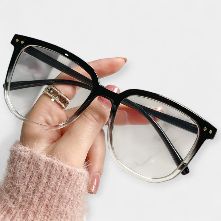 Square glasses with blue light protection