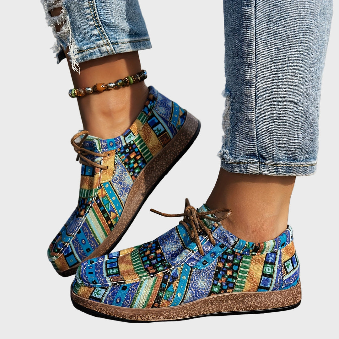 Beáta - Colourful Boho Shoes
