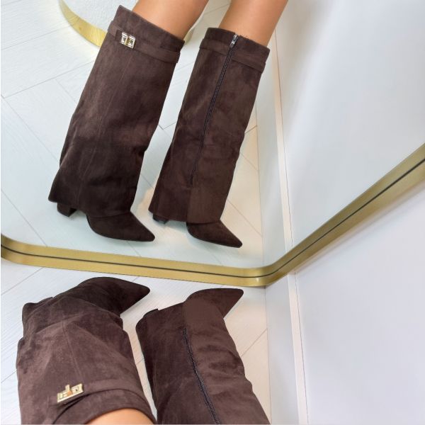 Fold-Over Knee Boots