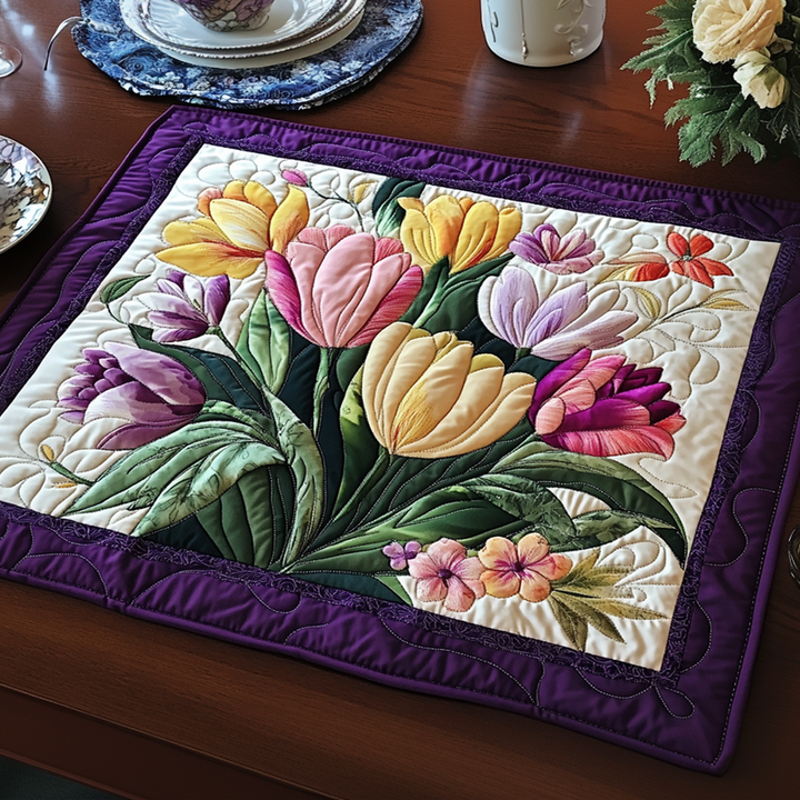 Bloom Haven Quilted Place Mat