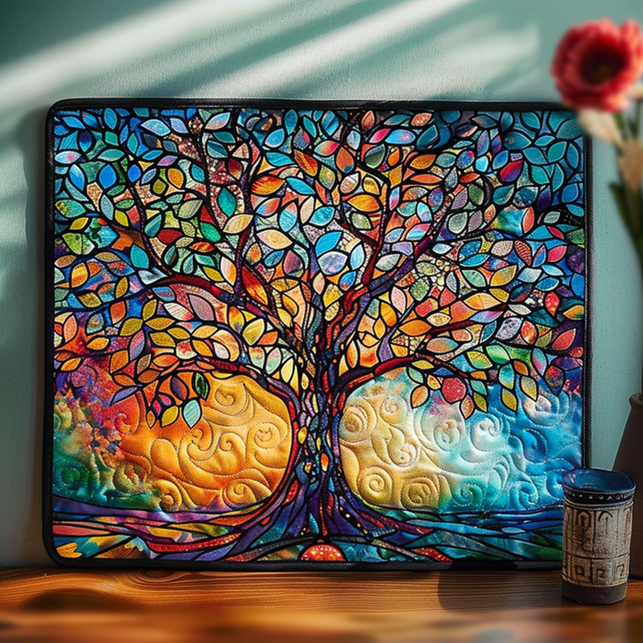 Gaelic Knot Tree Quilted Place Mat
